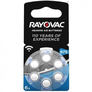 RAYOVAC 675 NO KULAKLIK PİLİ (6LI PAKET FİYATI)