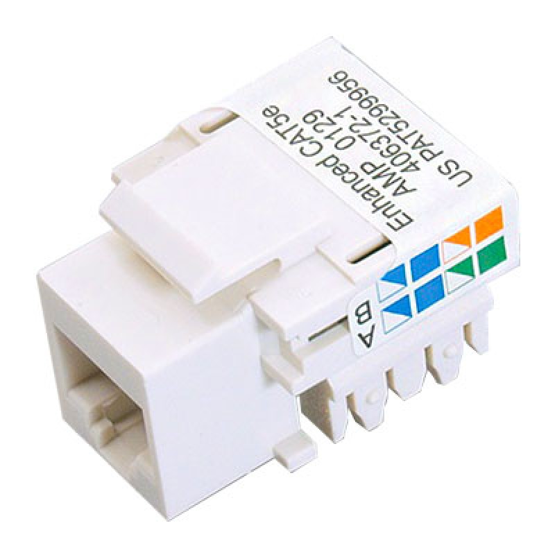 RJ 45 ŞASE KEYSTONE JACK 8P8C (10'LU PAKET)