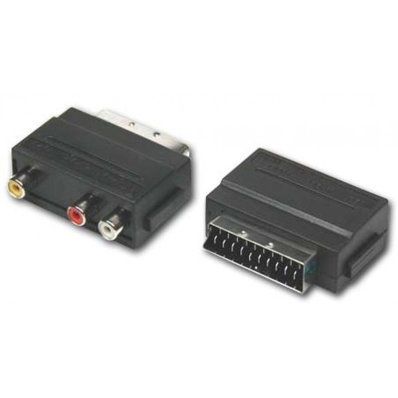 Scart Adaptör/ 3Rca to Scart (5'li Paket)