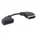 SCART ERKEK SCART DİŞİ ARA KABLO 10 CM POWERMASTER