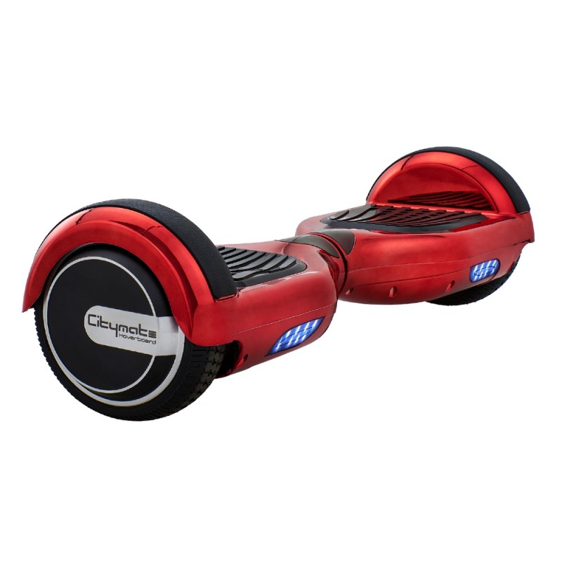 Smart Balance CS-600P Elektrikli Kaykay Hoverboard 6.5 inch Parlak Kasa Kırmızı - Taşıma Çantası Hediye