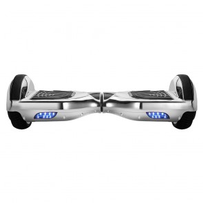 Smart Balance CS-600P Elektrikli Kaykay Hoverboard 6.5 inch Parlak Kasa Gümüs - Taşıma Çantası Hediye