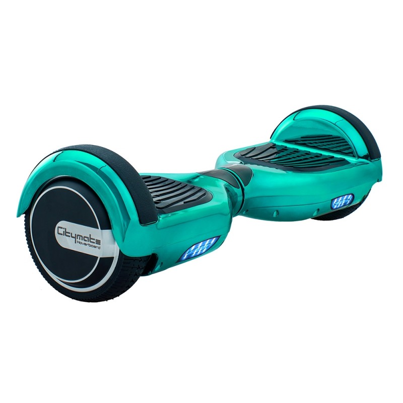 Smart Balance CS-600P Elektrikli Kaykay Hoverboard 6.5 inch Parlak Kasa Su Yeşili - Taşıma Çantası Hediye