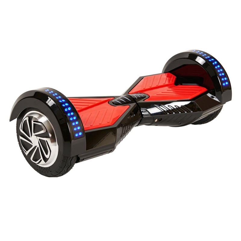 Smart Balance CS-813 Elektrikli Kaykay Hoverboard 8.5 inch Ledli Uzay Kasa Bluetooth Siyah - Taşıma Çantası Hediye