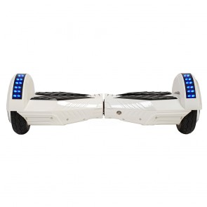 Smart Balance CS-813 Elektrikli Kaykay Hoverboard 8.5 inch Ledli Uzay Kasa Bluetooth Beyaz - Taşıma Çantası Hediye