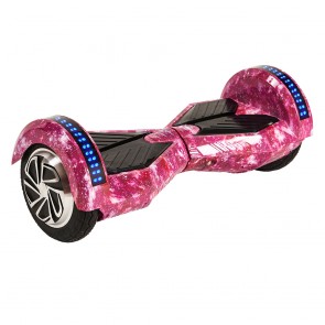 Smart Balance CS-813S Elektrikli Kaykay Hoverboard 8.5 inch Ledli Uzay Kasa Bluetooth Grafity Desenli 17 - Taşıma Çantası Hediye