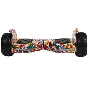 Smart Balance SBS-653 Elektrikli Kaykay Hummer Hoverboard Off Road 8.5 inch Grafity Desenli 01 - Taşıma Çantası Hediye