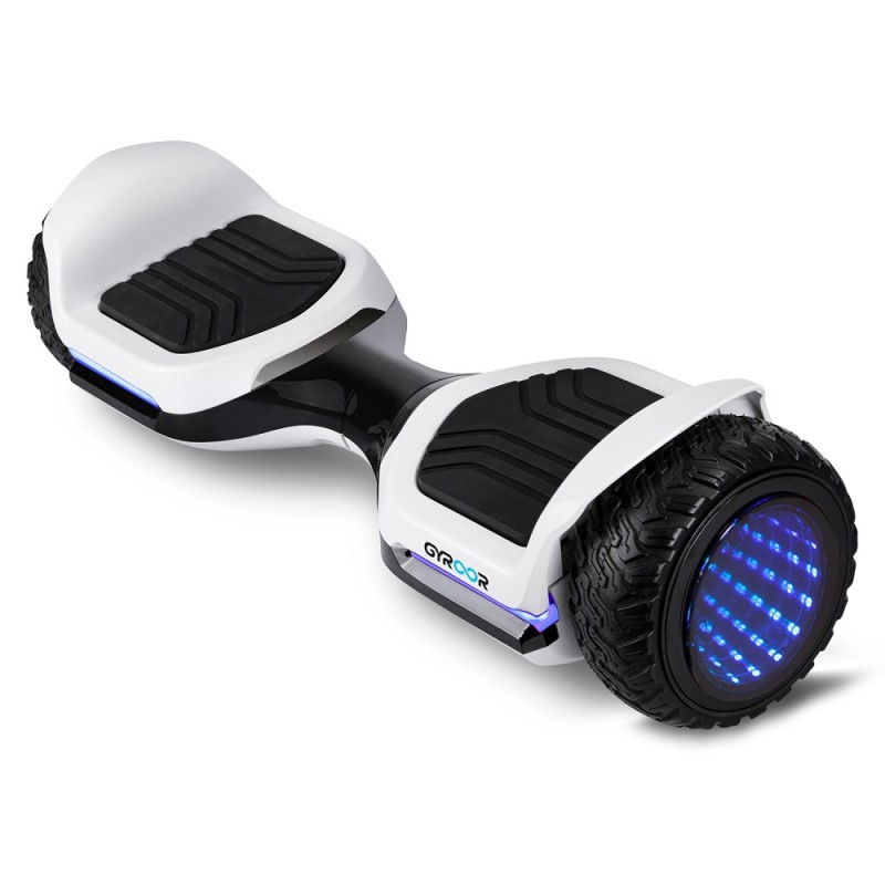 Smart Balance Swift G1 Elektrikli Kaykay Off Road Hoverboard 6.5 inch Ledli Teker Beyaz