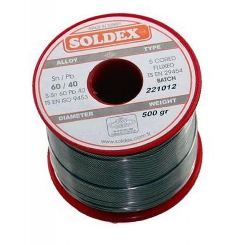 Soldex 0.50Mm 500Gr Lehim Teli 60/40