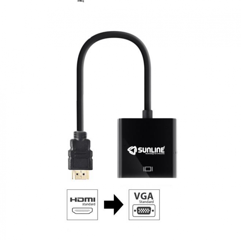 Sunline 170601 HDMI-VGA Dönüştürücü