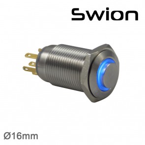 SWION 16 MM HALKA LEDLİ ANAHTAR ÇIKIK IP67 12V, 24V