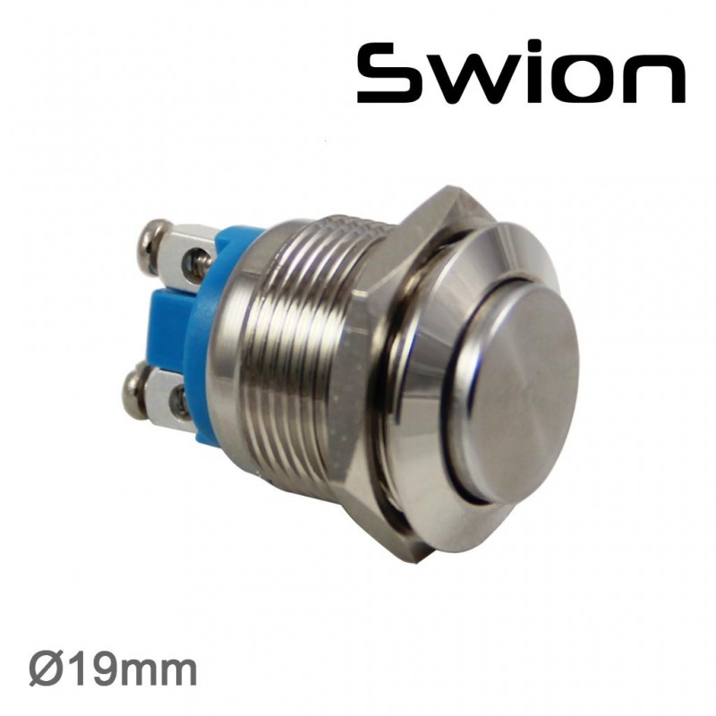 SWION 19 MM IŞIKSIZ METAL BUTON 2P ÇIKIK