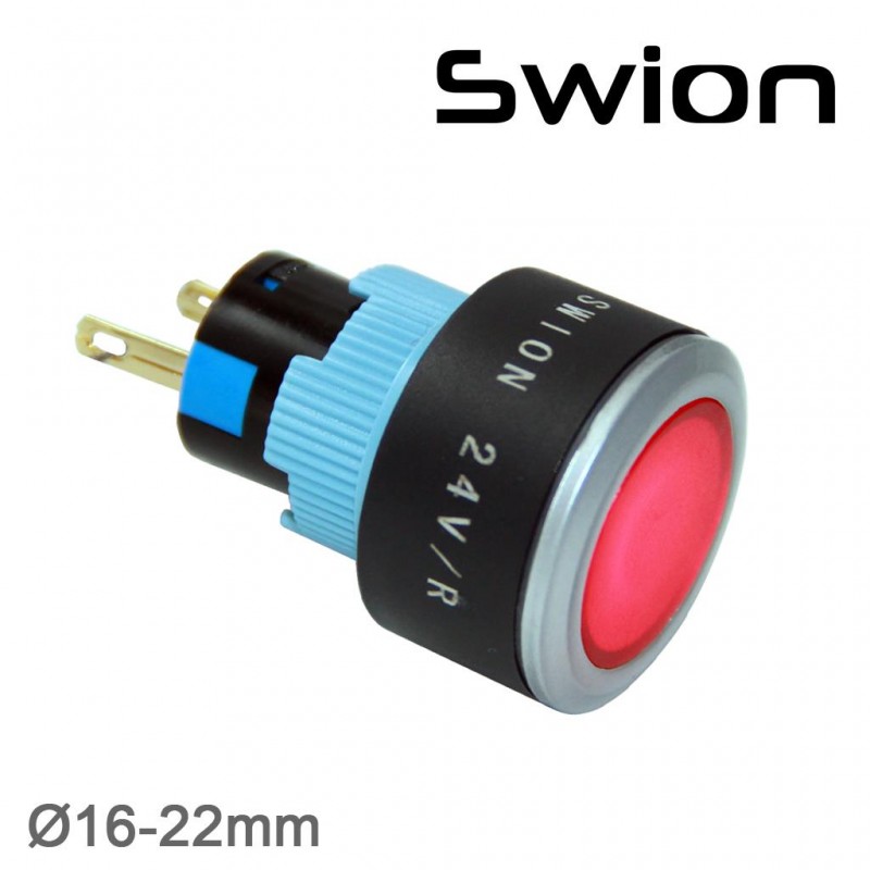 SWION 22MM SİNYAL LAMBASI IŞIKLI (10-24V yada 220V)