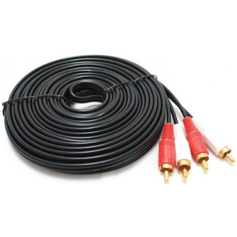 TeknoGreen 10 Metre 2Rca+2Rca Kablo ( Gold )