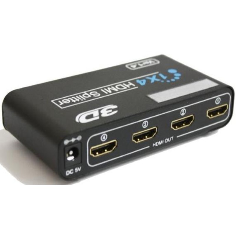 TeknoGreen 4 Port Hdmi 3D Splitter