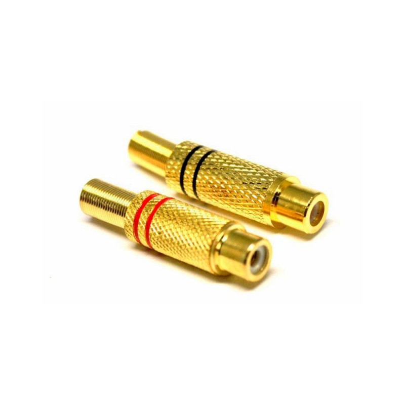 TeknoGreen Rca Gold Dişi Jack (10'lu Paket)