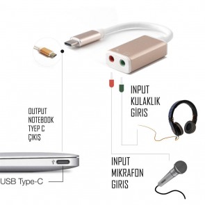 TeknoGreen TKD-766 Usb 3.1 Type C To Sound Card