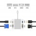 TeknoGreen TKD-866 Type C to HDMI+DVI+VGA+USB Dönüştürücü