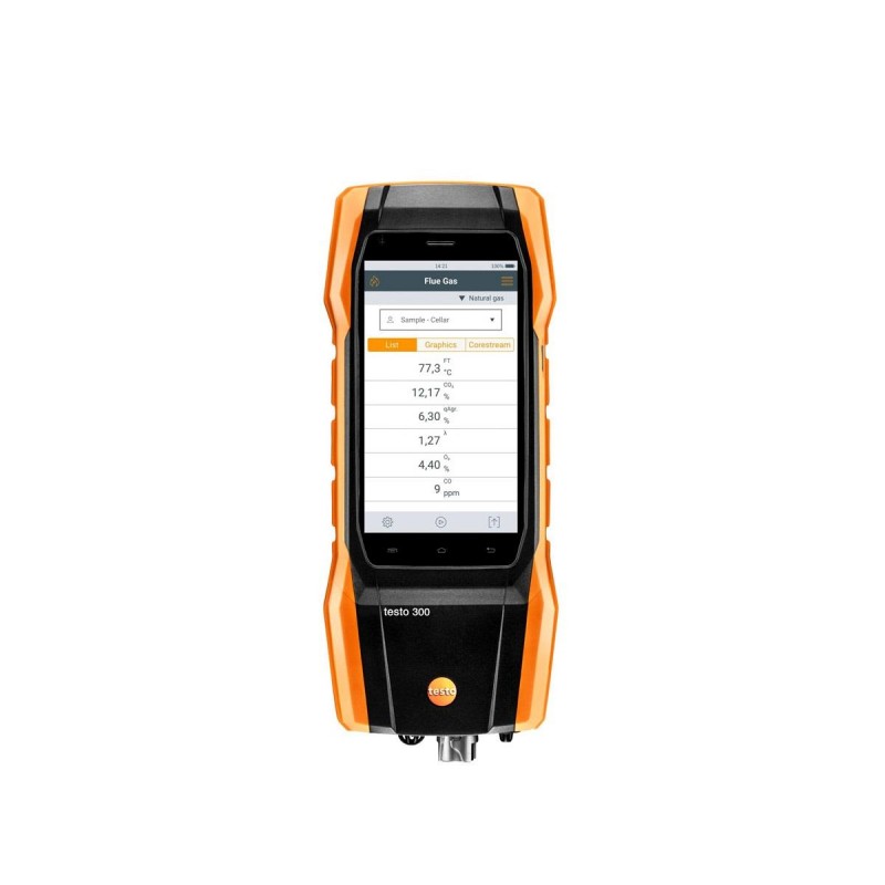 Testo 300 LL Baca Gazı Analiz Cihazı (Yazıcılı Set) 15000 PPM