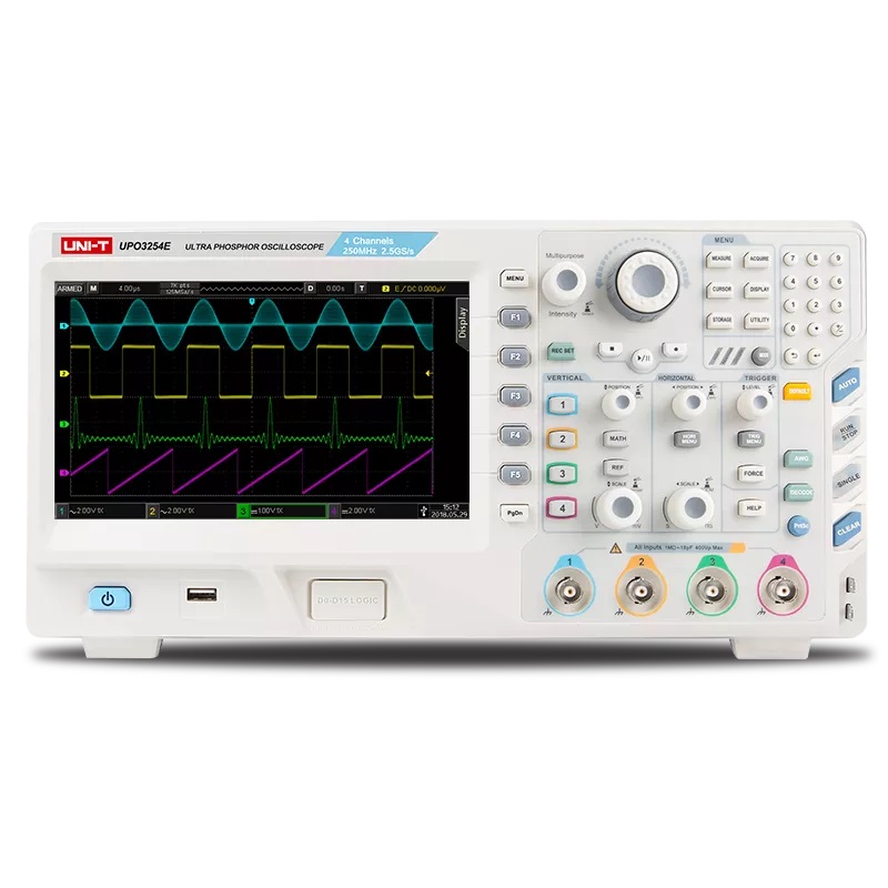 Unit UPO-3254E 4 Kanal 250 MHz Ultra Fosfor Osiloskop