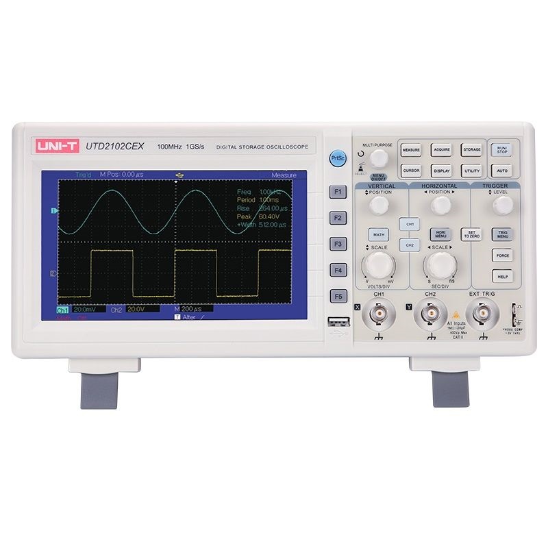 Unit UTD-2102CEX 100 Mhz 2 Kanal Dijital Osiloskop