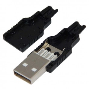 USB A ERKEK SOKET LEHİMLENEBİLİR MODEL IC-264A (10'LU PAKET)