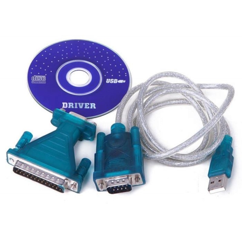 Usb to Rs232(Serial) LPT(Db25) Soketli Kablo