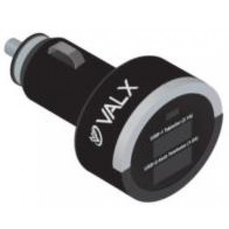 Valx 12/24V 5A Çift Usb Çıkışlı Araç Şarj Cihazı