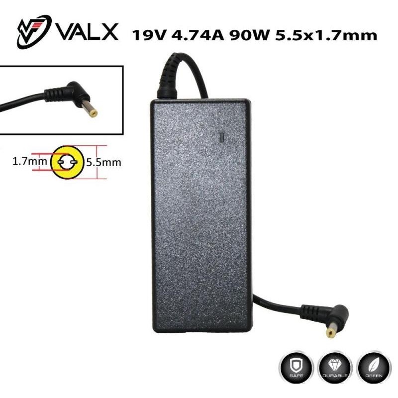 Valx 19V 4.74A 90W Notebook Adaptör 5.5x1.7mm