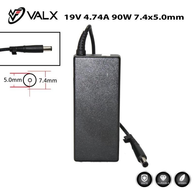 Valx 19V 4.74A 90W Notebook Adaptör 7.4x5.0mm