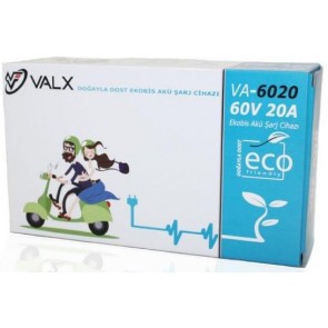 Valx 60V 20A Ekobis Akü Şarj Cihazı ( Süper Hızlı Şarj )