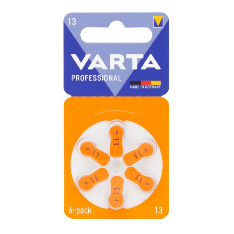 VARTA 13 NO KULAKLIK PİLİ (6LI PAKET)