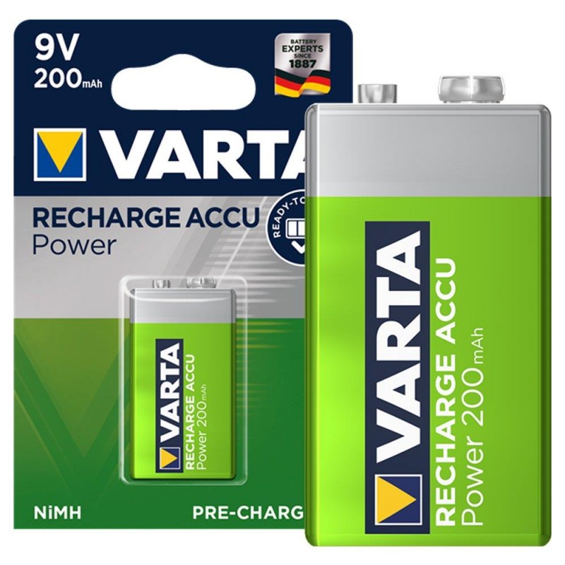 VARTA 9 VOLT - 200 MAH ŞARJLI PİL