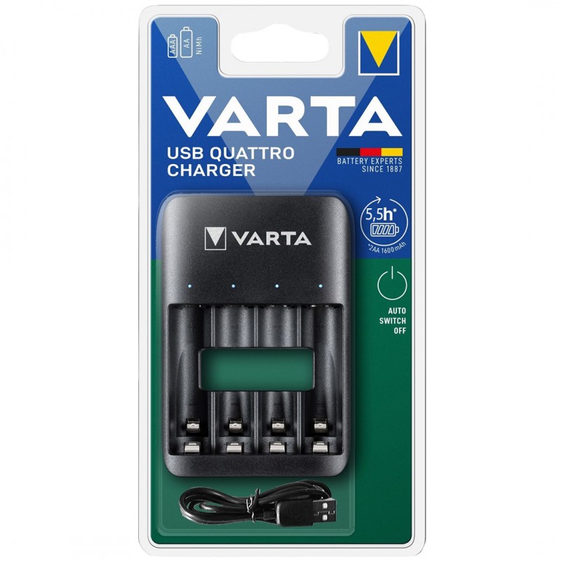 VARTA 57652 4LÜ AA+AAA NIMHH PİL ŞARJ CİHAZI