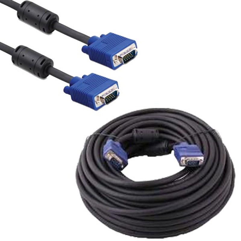 POWERMASTER PM-11097 15 PİN ERKEK/ERKEK 40 METRE VGA KABLO